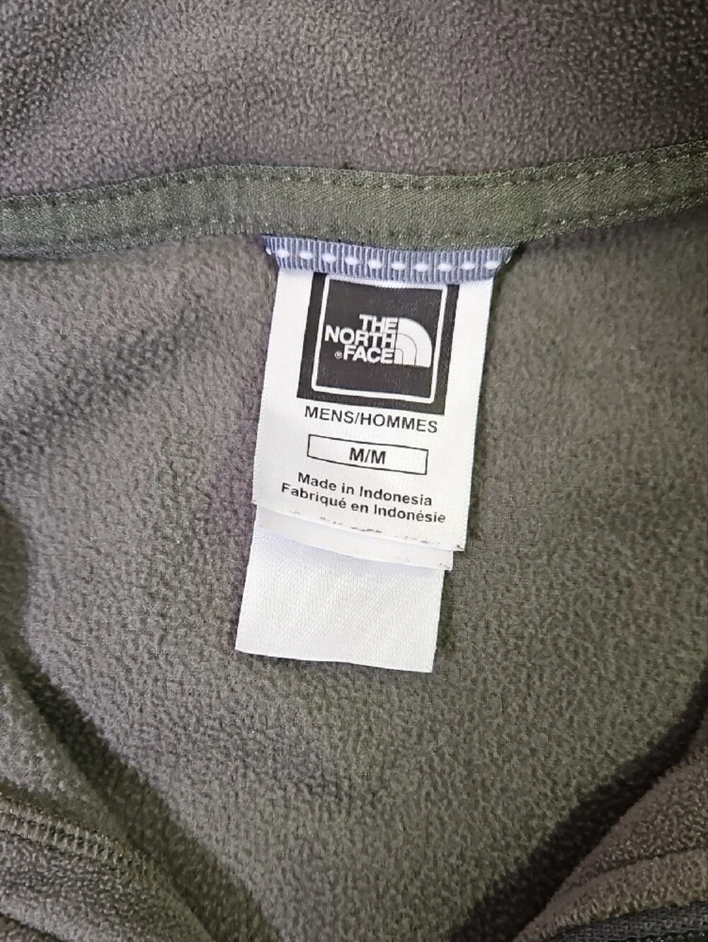 The North Face Aldo 1/4 Zip Fleece Pullover Men's Olive Green Hiking Gorpcore